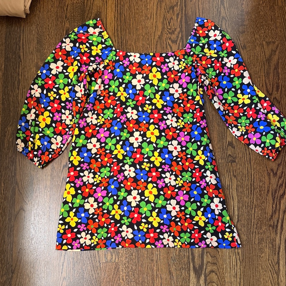 Floral Puff Sleeve Dress